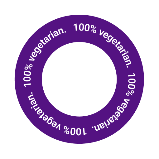 100% Vegetarian